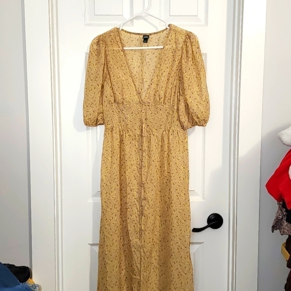 Wild Fable sheer maxi dress Sz S